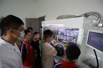 播下科学的种子 小学生走进大学实验室，探索教学设备的研究与开发